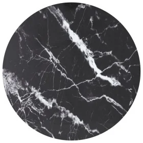 Tablero de mesa diseño mármol vidrio templado negro Ø90x1 cm by , Table tops - Ref: Foro24-322267, Price: 75,70 €, Discount: %