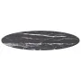 Tablero de mesa diseño mármol vidrio templado negro Ø90x1 cm by , Table tops - Ref: Foro24-322267, Price: 75,70 €, Discount: %