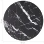 Tablero de mesa diseño mármol vidrio templado negro Ø90x1 cm by , Table tops - Ref: Foro24-322267, Price: 75,70 €, Discount: %