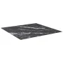 Tablero mesa diseño mármol vidrio templado negro 80x80 cm 6 mm by , Table tops - Ref: Foro24-322273, Price: 54,39 €, Discount: %