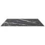 Tablero mesa diseño mármol vidrio templado negro 80x80 cm 6 mm by , Table tops - Ref: Foro24-322273, Price: 54,39 €, Discount: %