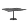 Tablero mesa diseño mármol vidrio templado negro 80x80 cm 6 mm by , Table tops - Ref: Foro24-322273, Price: 54,39 €, Discount: %