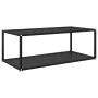 Mesa de centro vidrio templado negro 100x50x35 cm de , Mesas de centro - Ref: Foro24-322898, Precio: 73,81 €, Descuento: %