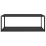 Mesa de centro vidrio templado negro 100x50x35 cm de , Mesas de centro - Ref: Foro24-322898, Precio: 73,81 €, Descuento: %