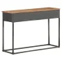 Mesa consola de madera maciza de acacia 110x35x75 cm by , Side tables - Ref: Foro24-323527, Price: 125,15 €, Discount: %