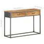 Mesa consola de madera maciza de acacia 110x35x75 cm by , Side tables - Ref: Foro24-323527, Price: 125,15 €, Discount: %