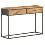 Mesa consola de madera maciza de acacia 110x35x75 cm by , Side tables - Ref: Foro24-323527, Price: 125,15 €, Discount: %