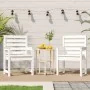 Sillas jardín 2 uds madera maciza pino blanco 60x48x91 cm by , Garden chairs - Ref: Foro24-824054, Price: 149,74 €, Discount: %