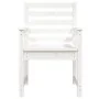 Sillas jardín 2 uds madera maciza pino blanco 60x48x91 cm by , Garden chairs - Ref: Foro24-824054, Price: 149,74 €, Discount: %