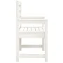 Sillas jardín 2 uds madera maciza pino blanco 60x48x91 cm by , Garden chairs - Ref: Foro24-824054, Price: 149,74 €, Discount: %