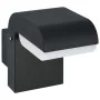 Lámpara LED de pared para jardín ovalada negra 9 W de , Iluminación de exterior - Ref: Foro24-45652, Precio: 33,17 €, Descuen...
