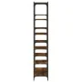Estantería hierro madera ingeniería roble ahumado 100x32x170 cm by , Bookcases and shelves - Ref: Foro24-832790, Price: 111,2...