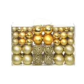 Lote de bolas de Navidad 100 unidades doradas 3/4/6 cm de , Adornos festivos - Ref: Foro24-245708, Precio: 29,11 €, Descuento: %