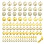 Lote de bolas de Navidad 100 unidades doradas 3/4/6 cm by , Festive decorations - Ref: Foro24-245708, Price: 29,11 €, Discoun...