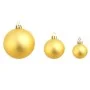 Lote de bolas de Navidad 100 unidades doradas 3/4/6 cm by , Festive decorations - Ref: Foro24-245708, Price: 29,11 €, Discoun...