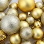 Lote de bolas de Navidad 100 unidades doradas 3/4/6 cm by , Festive decorations - Ref: Foro24-245708, Price: 29,11 €, Discoun...