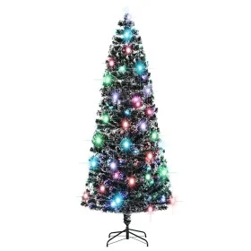 Árbol de Navidad con luces y soporte fibra óptica 240 cm by , Christmas trees - Ref: Foro24-284299, Price: 154,23 €, Discount: %