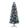 Árbol de Navidad con luces y soporte fibra óptica 240 cm by , Christmas trees - Ref: Foro24-284299, Price: 154,23 €, Discount: %