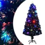 Árbol de Navidad con luces y soporte fibra óptica 150 cm by , Christmas trees - Ref: Foro24-284301, Price: 75,27 €, Discount: %