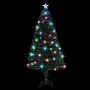 Árbol de Navidad con luces y soporte fibra óptica 150 cm by , Christmas trees - Ref: Foro24-284301, Price: 75,27 €, Discount: %