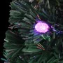Árbol de Navidad con luces y soporte fibra óptica 150 cm by , Christmas trees - Ref: Foro24-284301, Price: 75,27 €, Discount: %