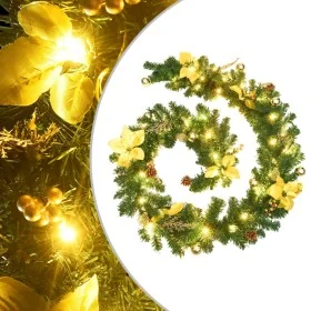 Guirnalda de Navidad con luces LED PVC verde 2,7 m von , Weihnachtsbeleuchtung - Ref: Foro24-320970, Preis: 31,54 €, Rabatt: %