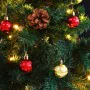 Árbol de Navidad preiluminado con luces y bolas verde 210 cm by , Christmas trees - Ref: Foro24-321501, Price: 92,86 €, Disco...