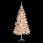 Árbol de Navidad preiluminado con luces y bolas blanco 180 cm de , Arboles de navidad - Ref: Foro24-321503, Precio: 64,25 €, ...