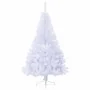 Medio árbol de Navidad artificial con soporte PVC blanco 150 cm by , Christmas trees - Ref: Foro24-328418, Price: 30,31 €, Di...