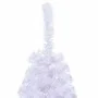 Medio árbol de Navidad artificial con soporte PVC blanco 150 cm by , Christmas trees - Ref: Foro24-328418, Price: 30,31 €, Di...