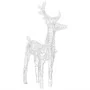 Reno y trineo adorno navideño 160 LEDs acrílico 130 cm de , Luces de Navidad - Ref: Foro24-328514, Precio: 97,56 €, Descuento: %