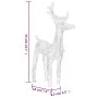 Reno y trineo adorno navideño 160 LEDs acrílico 130 cm de , Luces de Navidad - Ref: Foro24-328514, Precio: 97,56 €, Descuento: %