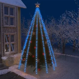 Luces de árbol 500 LEDs interior y exterior azul 500 cm by , Hoses and string lights - Ref: Foro24-328898, Price: 41,20 €, Di...