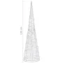 Pirámide decorativa cono acrílico luces LED de colores 120 cm by , Christmas lights - Ref: Foro24-329808, Price: 88,17 €, Dis...