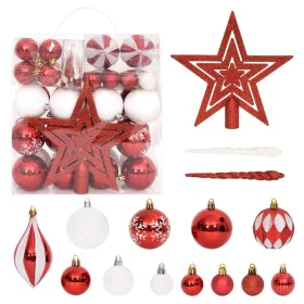 Juego de adornos de navidad de 64 piezas rojo y blanco by , Festive decorations - Ref: Foro24-330089, Price: 26,93 €, Discoun...
