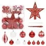 Juego de adornos de navidad de 64 piezas rojo y blanco by , Festive decorations - Ref: Foro24-330089, Price: 26,92 €, Discoun...