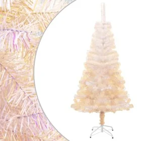 Árbol Navidad artificial puntas iridiscentes PVC blanco 120 cm von , Weihnachtsbäume - Ref: Foro24-344633, Preis: 20,74 €, Ra...