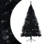 Medio árbol de Navidad artificial con soporte PVC negro 210 cm by , Christmas trees - Ref: Foro24-344678, Price: 49,23 €, Dis...