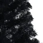 Medio árbol de Navidad artificial con soporte PVC negro 210 cm by , Christmas trees - Ref: Foro24-344678, Price: 49,23 €, Dis...