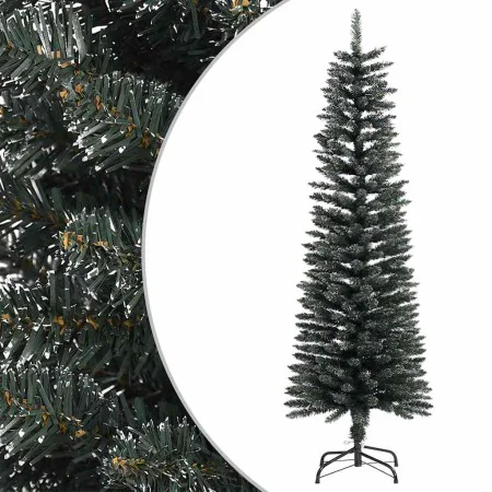 Árbol Navidad artificial estrecho con soporte PVC verde 150 cm by , Christmas trees - Ref: Foro24-345184, Price: 38,61 €, Dis...