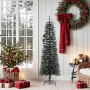 Árbol Navidad artificial estrecho con soporte PVC verde 150 cm by , Christmas trees - Ref: Foro24-345184, Price: 38,61 €, Dis...