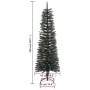 Árbol Navidad artificial estrecho con soporte PVC verde 150 cm by , Christmas trees - Ref: Foro24-345184, Price: 38,61 €, Dis...