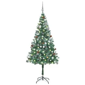 Árbol de Navidad helado con luces, bolas y piñas 180 cm by , Christmas trees - Ref: Foro24-3077700, Price: 73,63 €, Discount: %