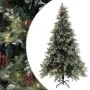 Árbol de Navidad con luces y piñas PVC PE verde y blanco 195 cm by , Christmas trees - Ref: Foro24-3094565, Price: 175,90 €, ...