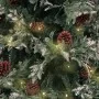 Árbol de Navidad con luces y piñas PVC PE verde y blanco 195 cm by , Christmas trees - Ref: Foro24-3094565, Price: 175,90 €, ...
