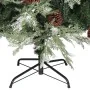 Árbol de Navidad con luces y piñas PVC PE verde y blanco 195 cm by , Christmas trees - Ref: Foro24-3094565, Price: 175,90 €, ...