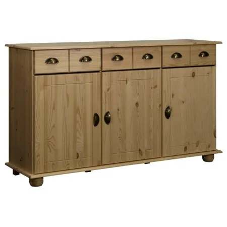 Aparador de madera maciza de pino 134x39x79,5 cm von , Sideboards - Ref: Foro24-325538, Preis: 210,55 €, Rabatt: %