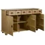 Aparador de madera maciza de pino 134x39x79,5 cm von , Sideboards - Ref: Foro24-325538, Preis: 210,55 €, Rabatt: %