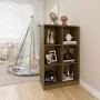 Estantería de madera maciza de pino marrón 70x33x110 cm von , Bücherregale und Regale - Ref: Foro24-809957, Preis: 66,34 €, R...