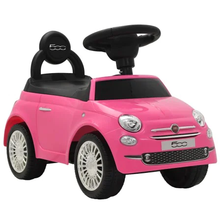 Coche correpasillos Fiat 500 rosa by , Pedal or push vehicles - Ref: Foro24-80217, Price: 63,46 €, Discount: %